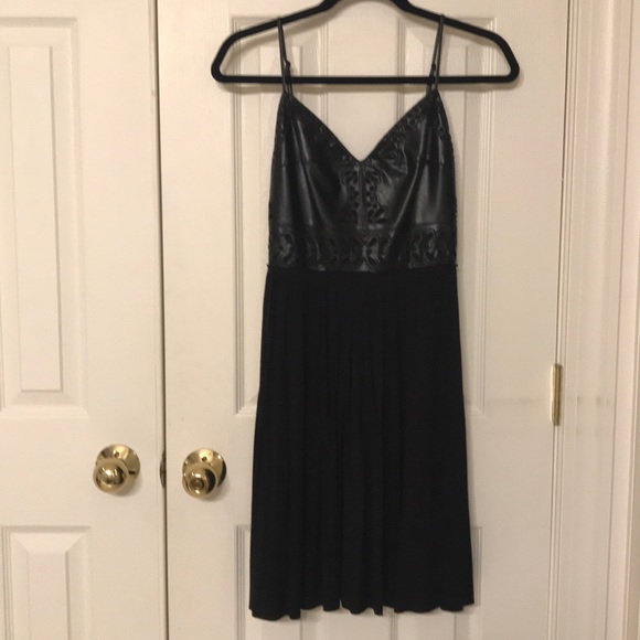 Bailey 44 Sleeveless Dress w/Faux Leather Embellishment - Picture 8 of 12
